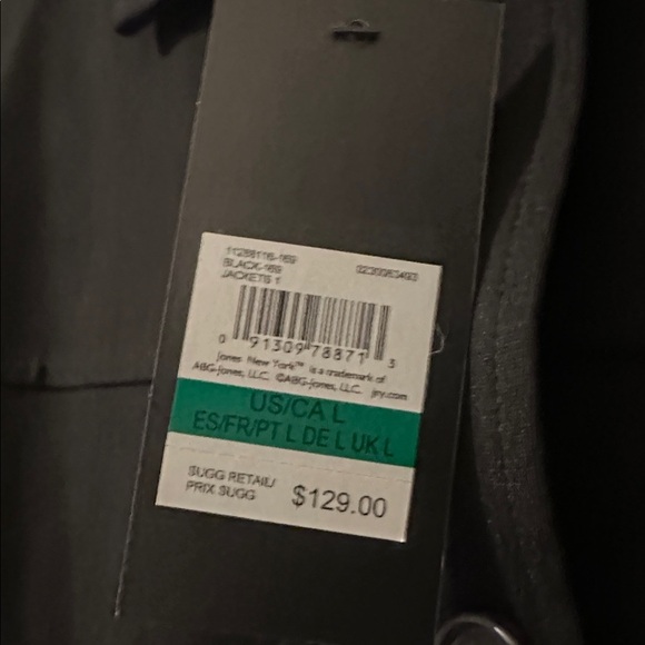 Jones New York Black Utility Jacket - Picture 6 of 6